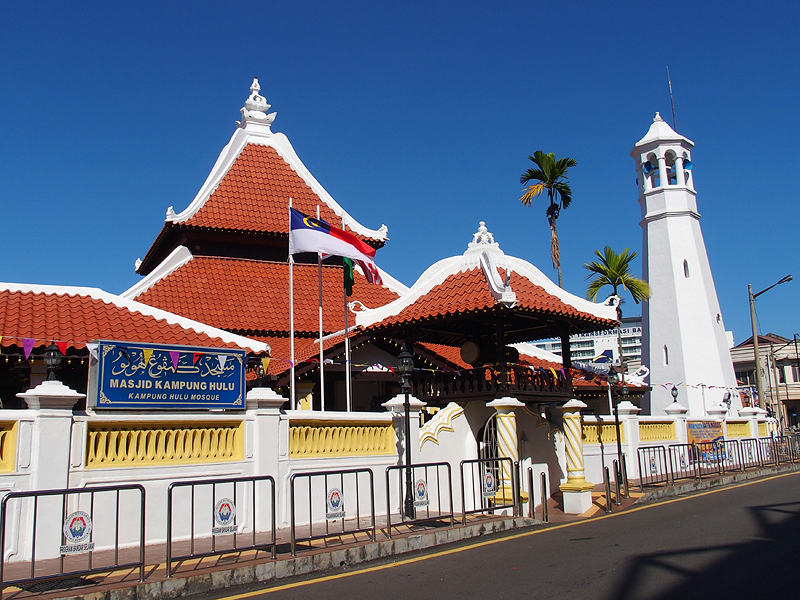 現存するマレーシア最古のイスラム寺院　カンポン・フル・モスク（Kampung Hulu Mosque）