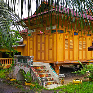 マレー伝統家屋　Sungai Rambai Traditional Malay House