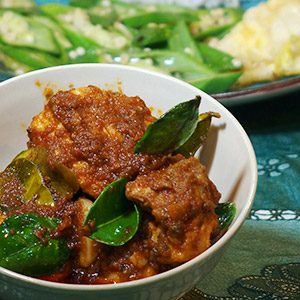 Ayam limau purut @ Nyonya Taste Cuisine Melaka