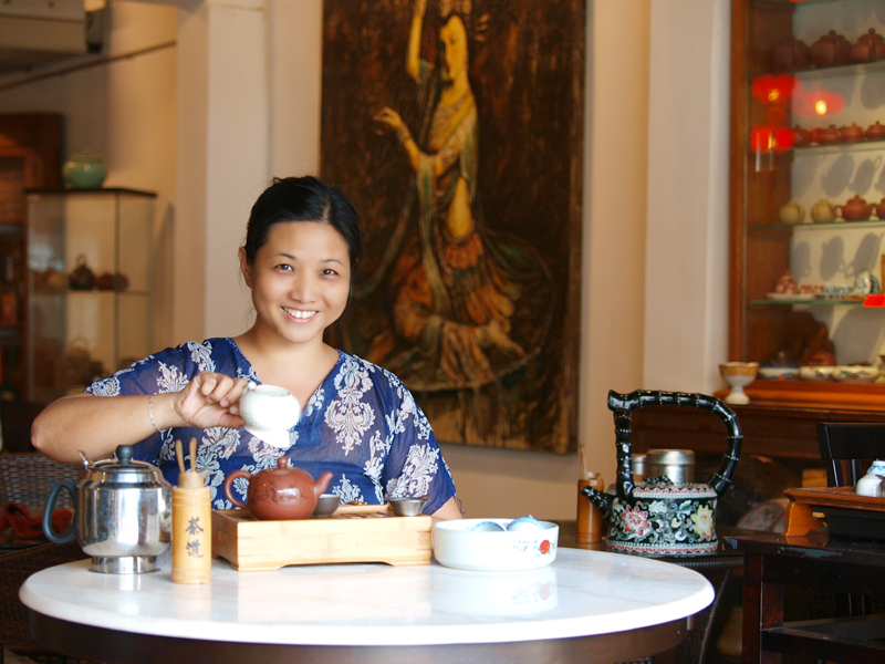 赤道直下のマラッカで伝統的な中国茶を学びながら楽しむ　鄭和茶室　Zheng He Tea House