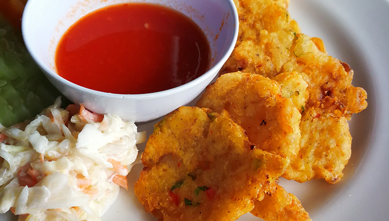 Geragau fried shrimp tempura @ Bert's Garden Seafood Melaka