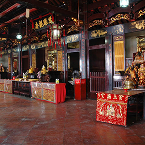 マレーシア最古の仏教寺院　青雲亭内部