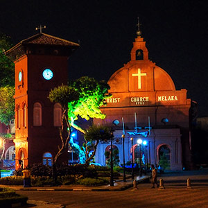 マラッカキリスト教会　Christ Church Melaka