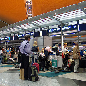 KLIA（クアラルンプール国際空港）のチェックイン