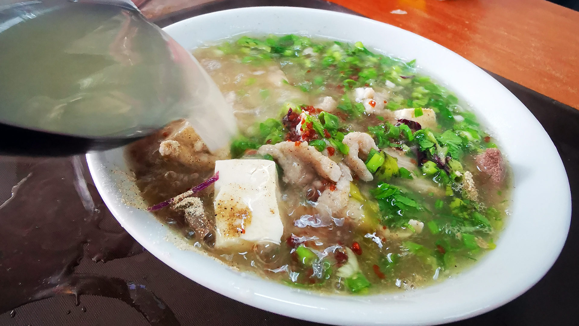 Taman cheng ria pork soup　甜心飘香 猪杂汤